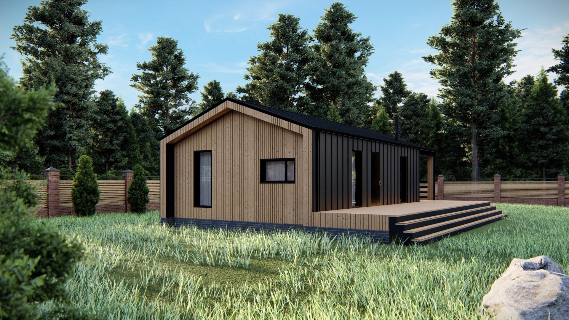 Баня из модулей