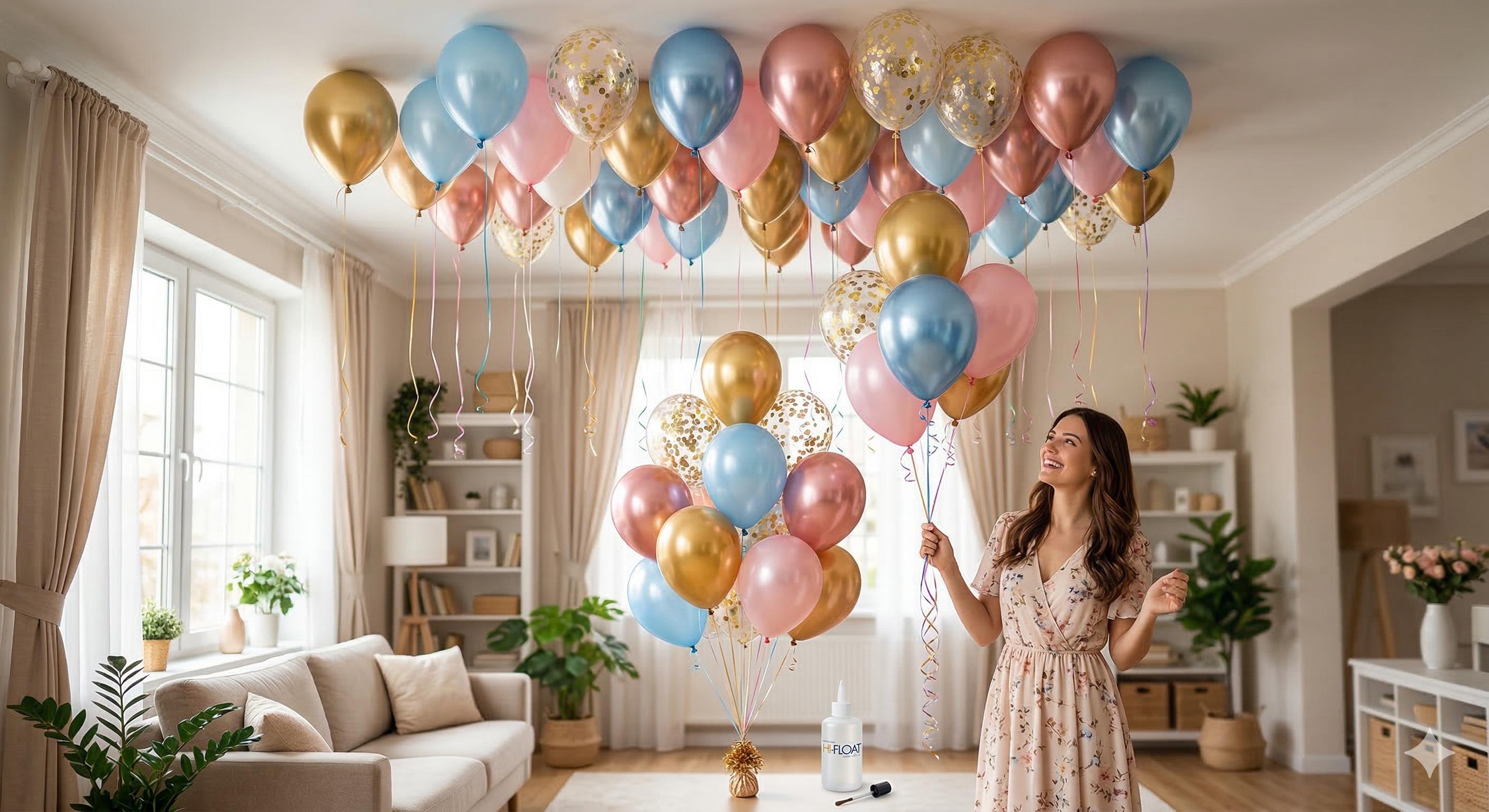 шарики под потолком