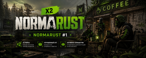 Баннер сервера RU | NORMARUST X2 | SOLO/DUO/TRIO