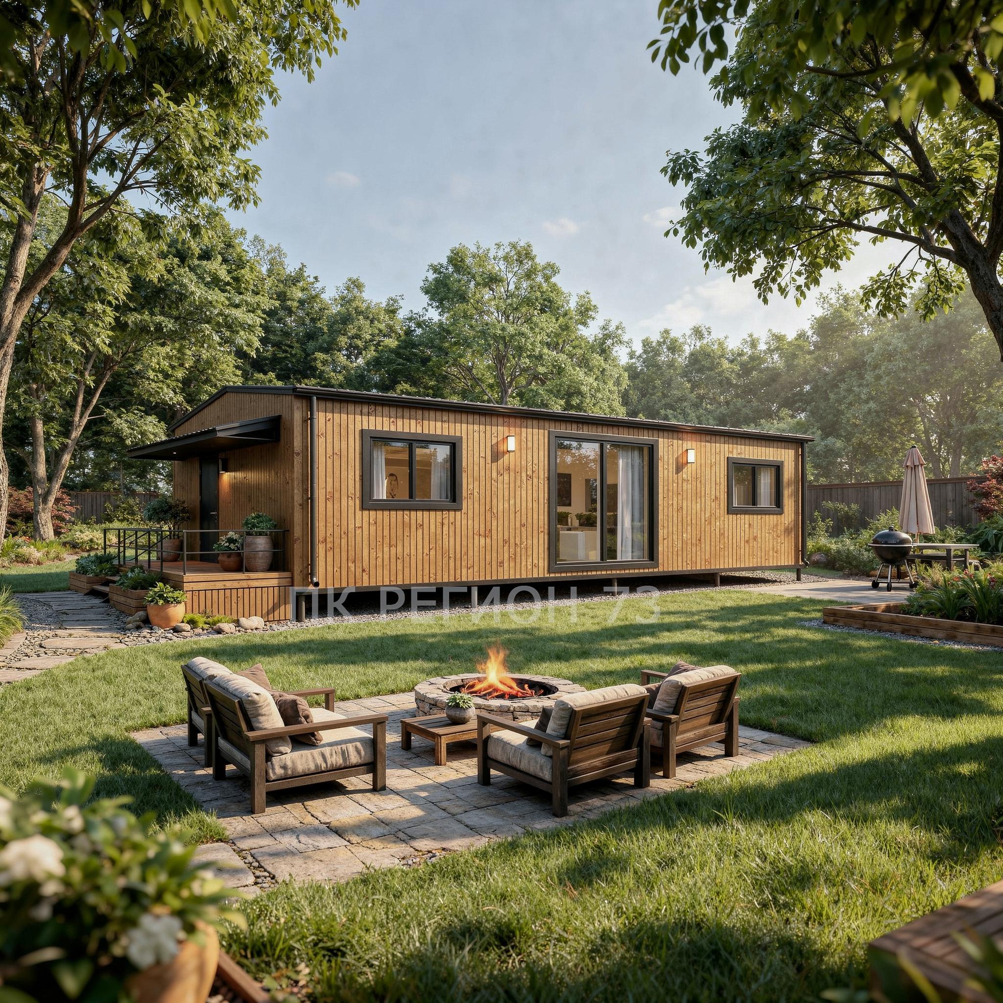 Модульный Дом в лесу