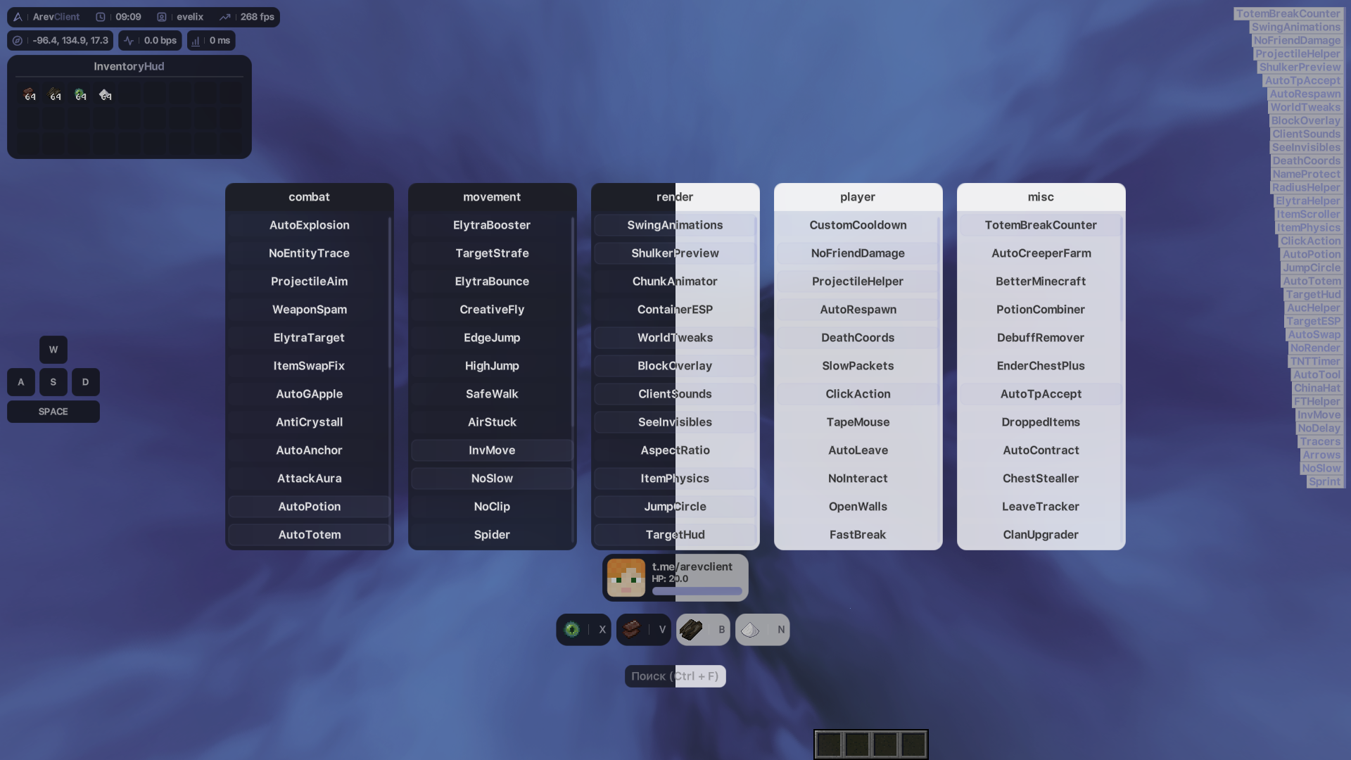 ArevClient Interface