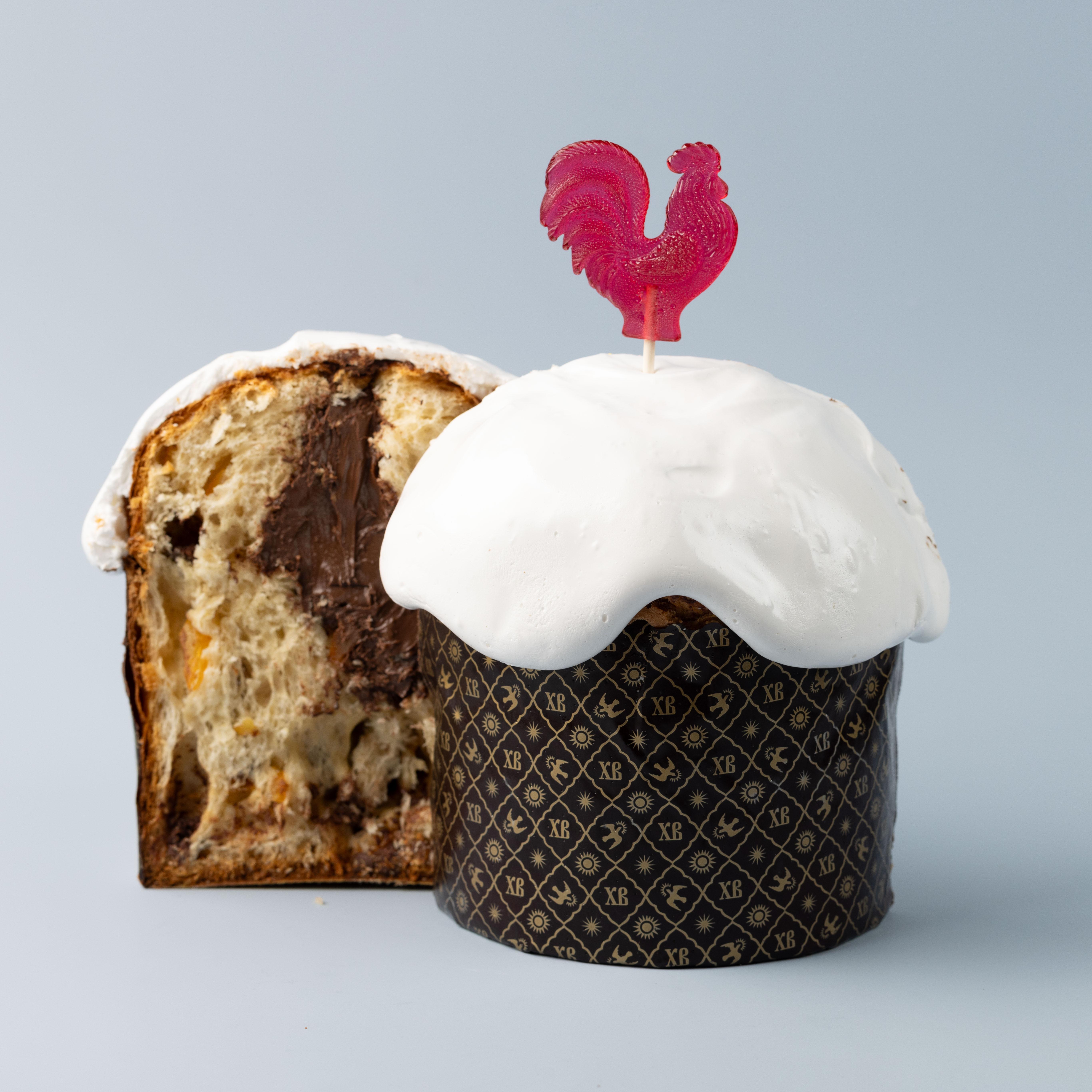 Кулич с шоколадными каплями