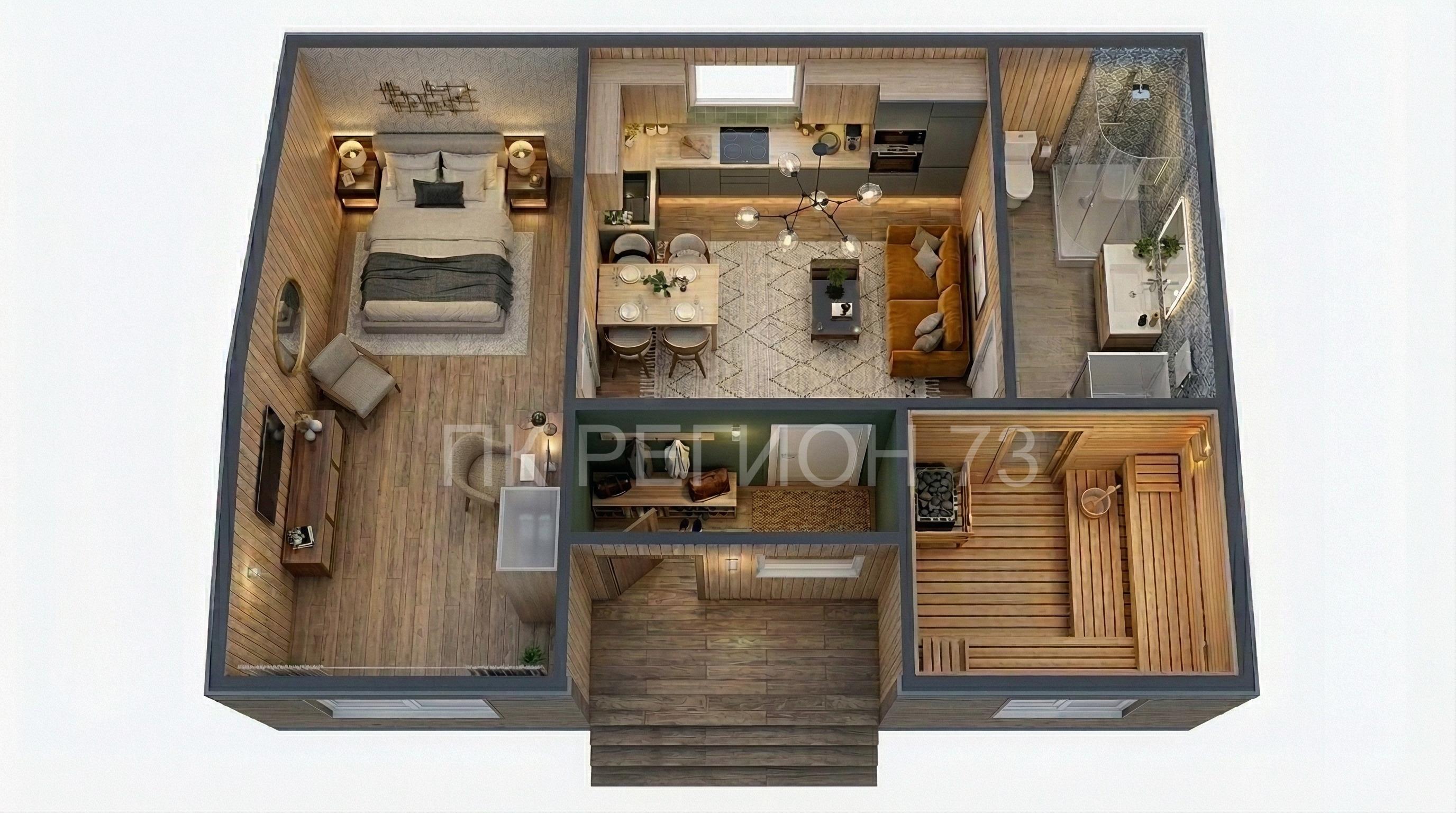 Модульный дом ECO - Вид 1