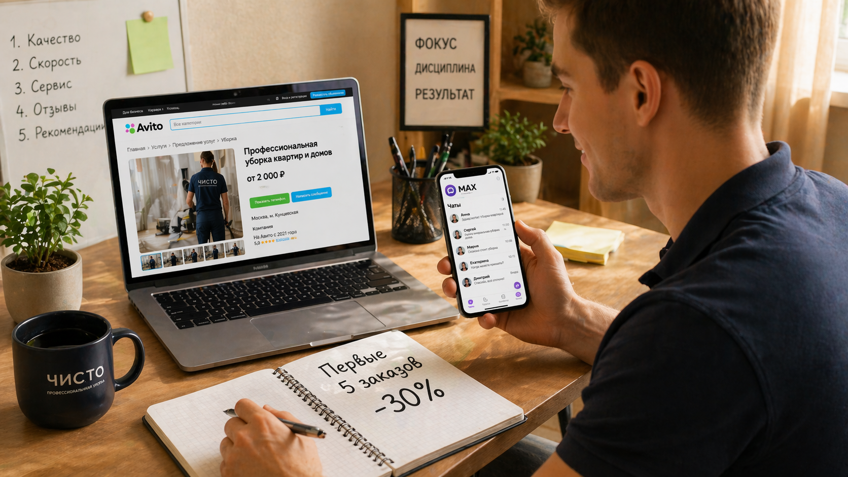 Продвижение клининговых услуг