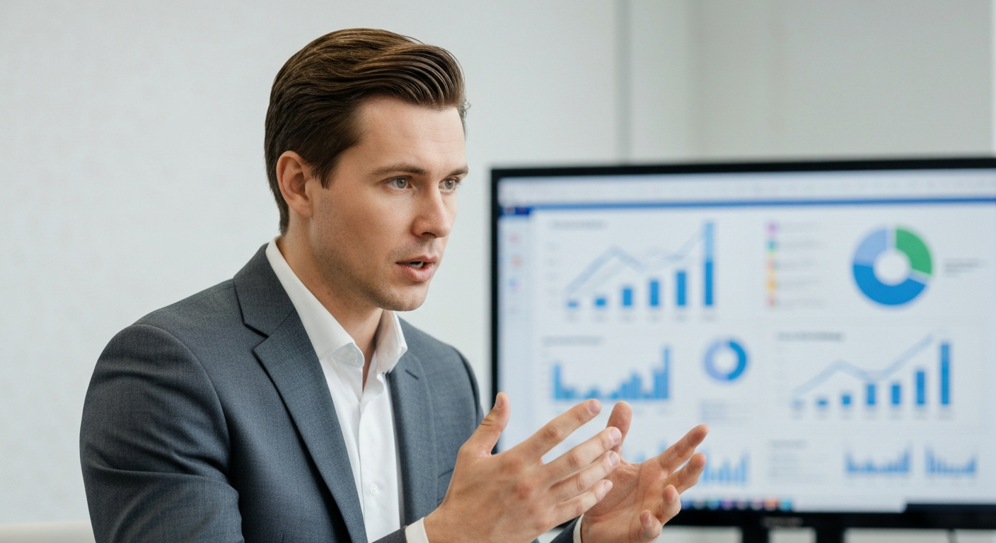 стратегический маркетолог за работой