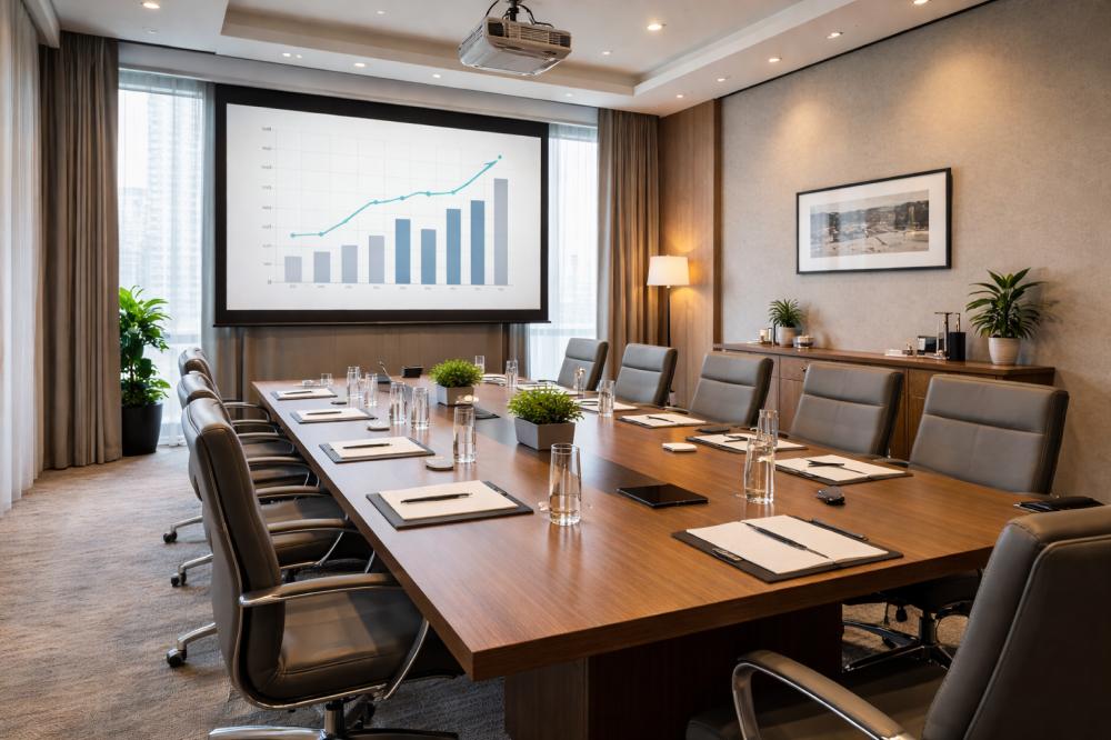 Оборудованный конференц-зал в отеле