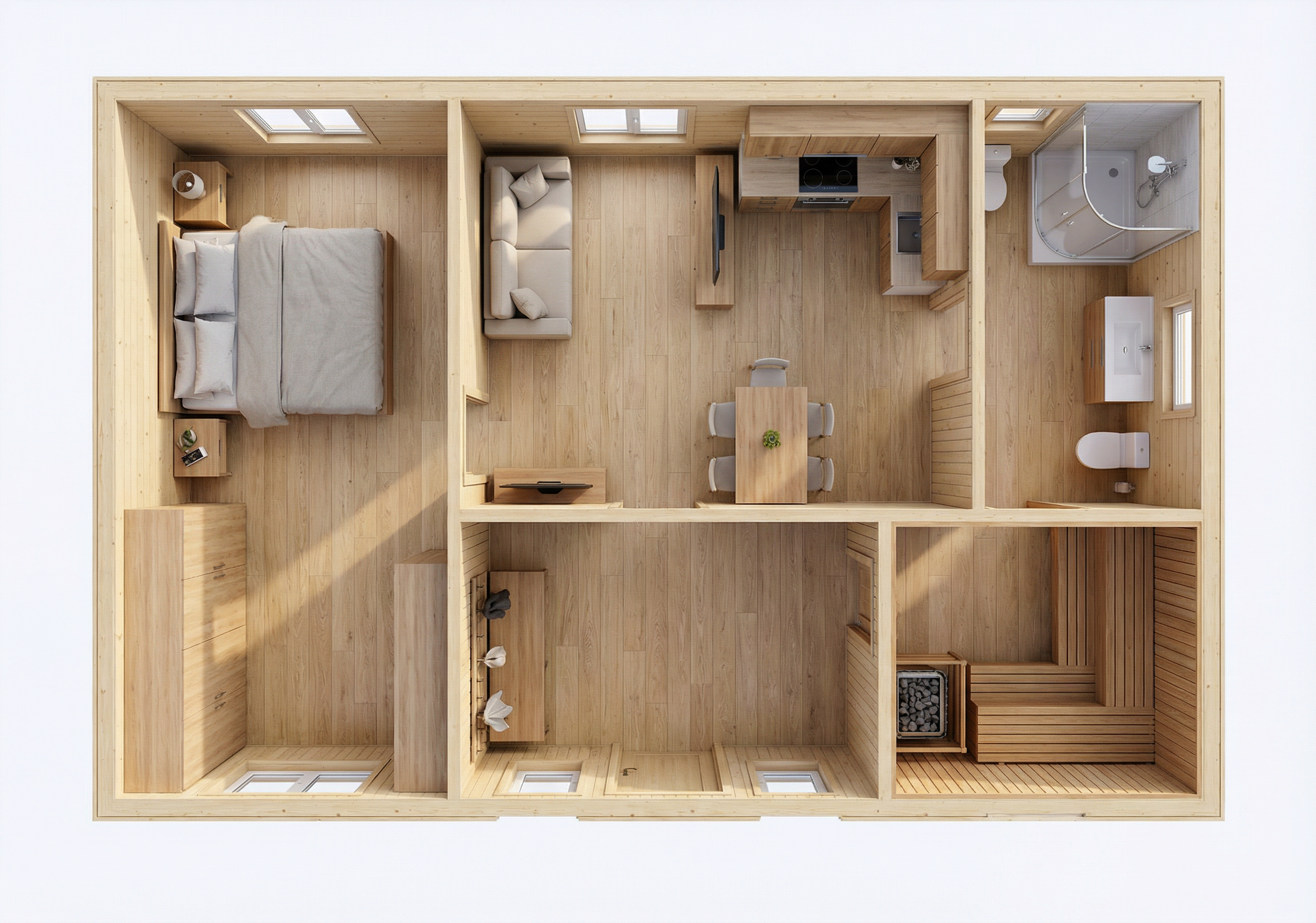 Планировка бани