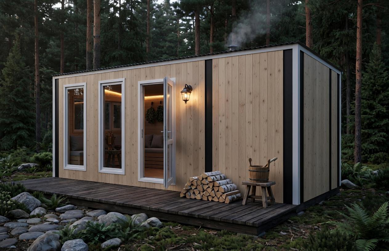 Модульная баня Премиум 24 м²