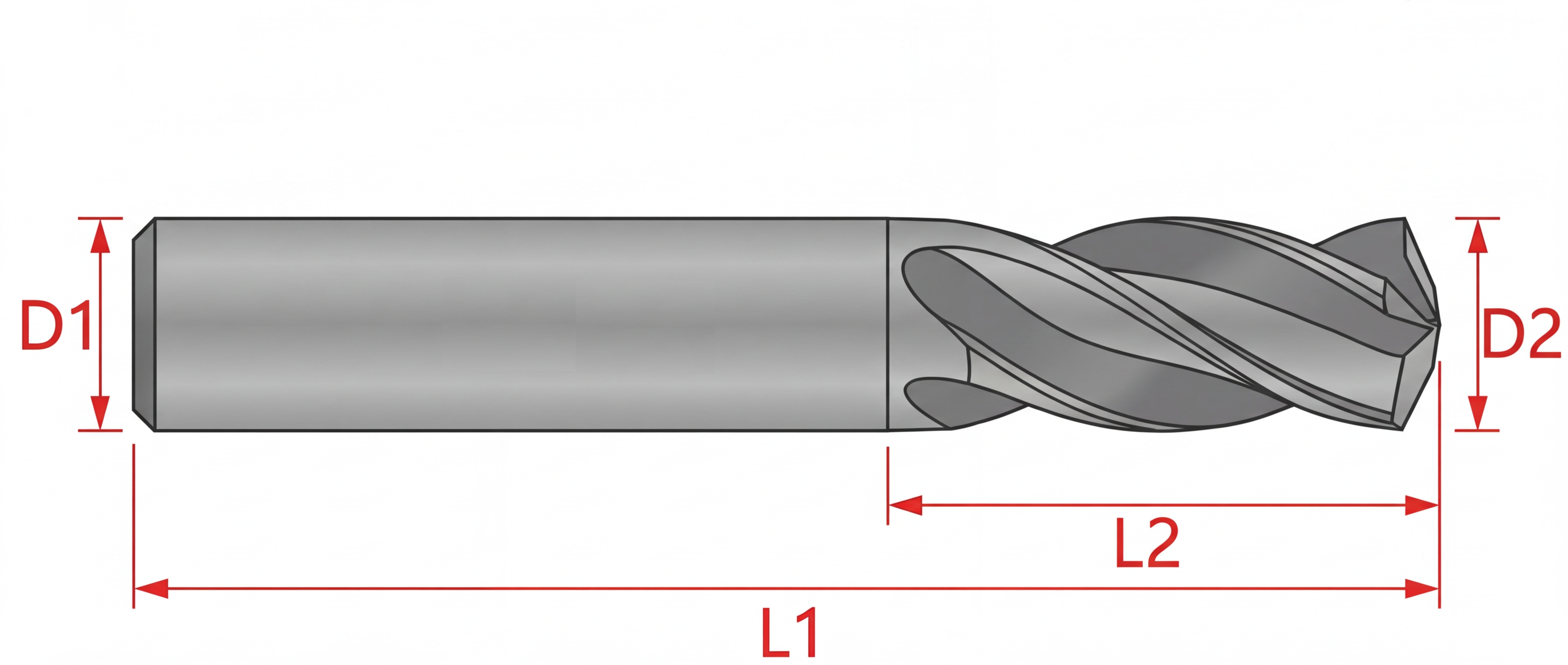 Фреза 2х5 мм