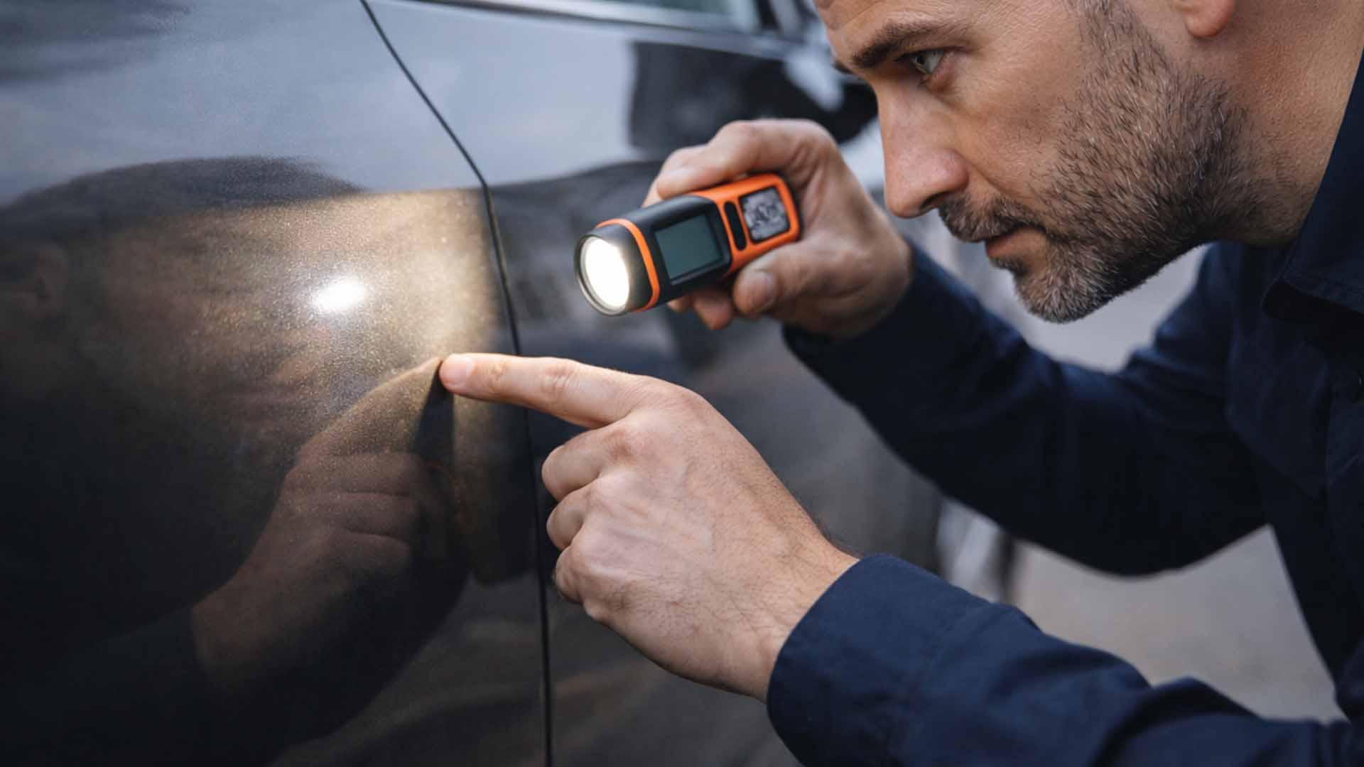 независимый эксперт проверяет авто